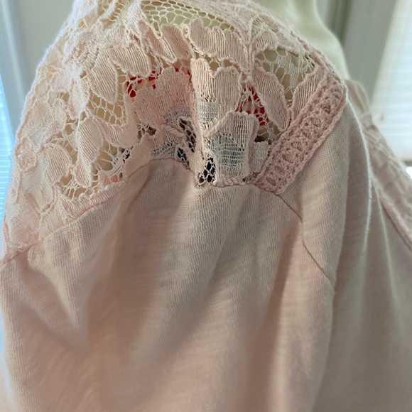 Anthropologie Meadow Rue Anona Tee Lace Henley. S - Picture 6 of 10
